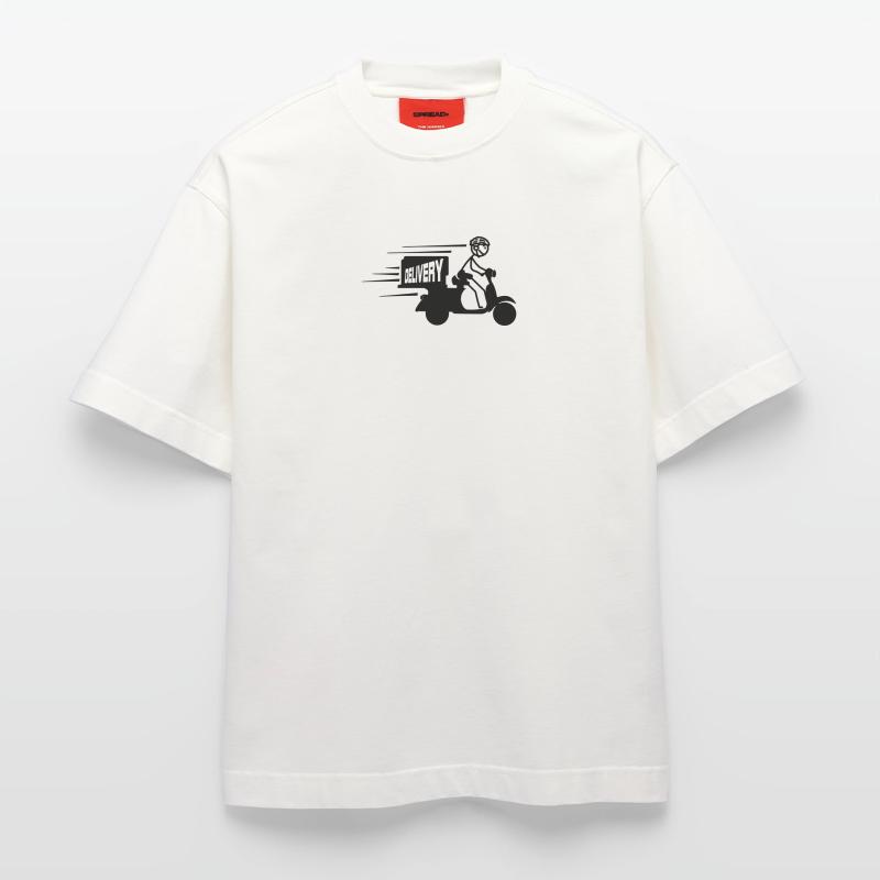 Scooter Package or Text Delivery Heavyweight T-Shirt - made by SPREAD 