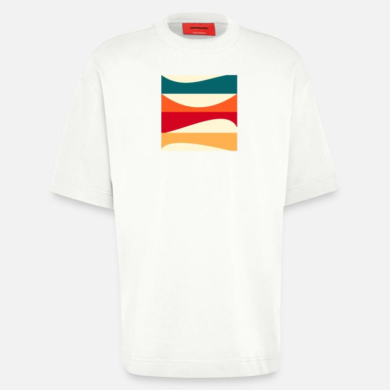 Constructivism - MODERN ART - BACKGROUND - Heavyweight T-Shirt - made by SPREAD  - OFF WHITE
