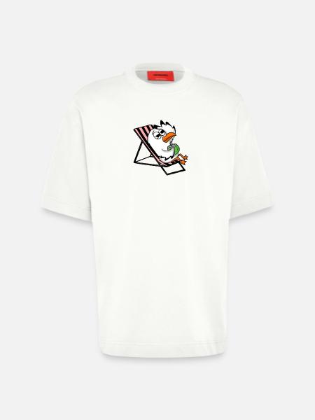 Gull - Heavyweight T-Shirt - made by SPREAD - OFF WHITE