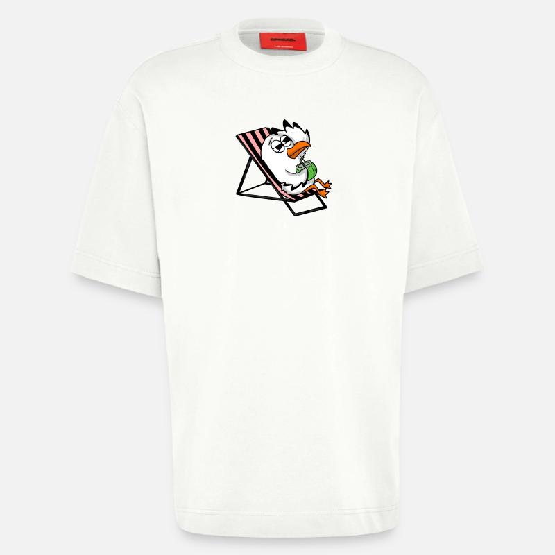 Gull - Heavyweight T-Shirt - made by SPREAD  - OFF WHITE