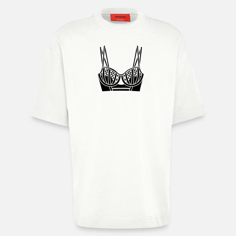 BH-Dessous-Logo für Geschäft oder Verkäufer - Heavyweight T-Shirt - made by SPREAD  - OFF WHITE