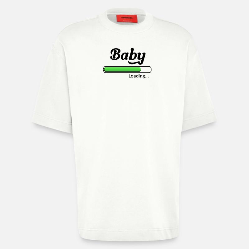 Baby-Loading. - Heavyweight T-Shirt - made by SPREAD  - OFF WHITE