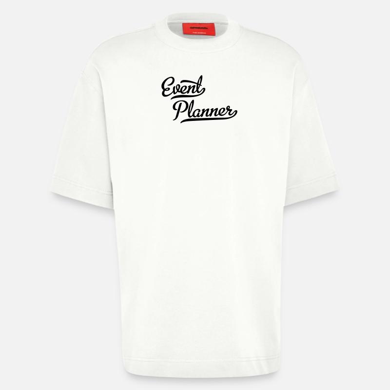 Event Planner - Heavyweight T-Shirt - made by SPREAD - OFF WHITE