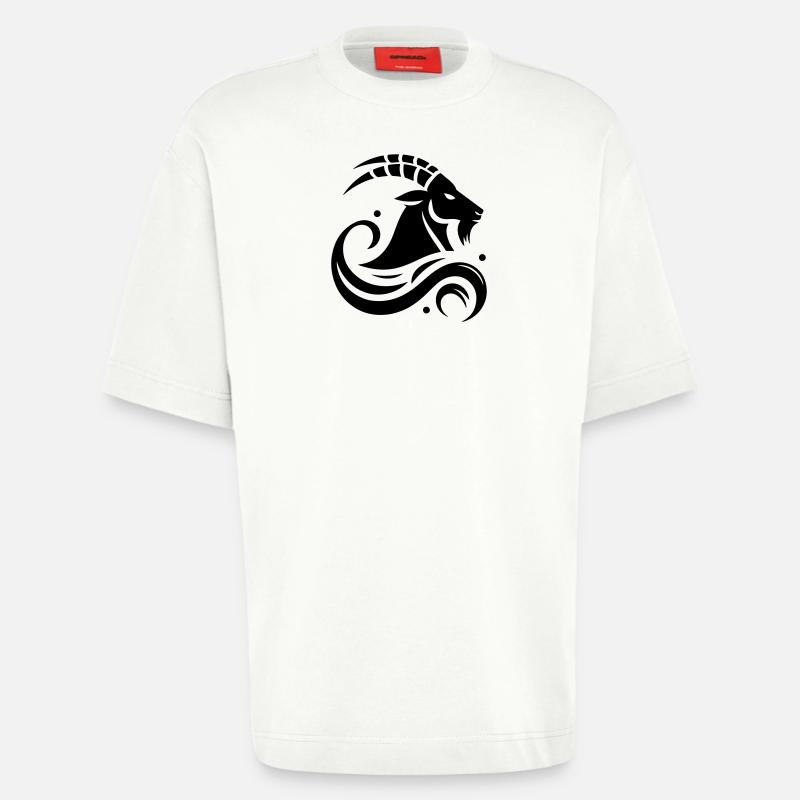 Steinbock - Heavyweight T-Shirt - made by SPREAD  - OFF WHITE