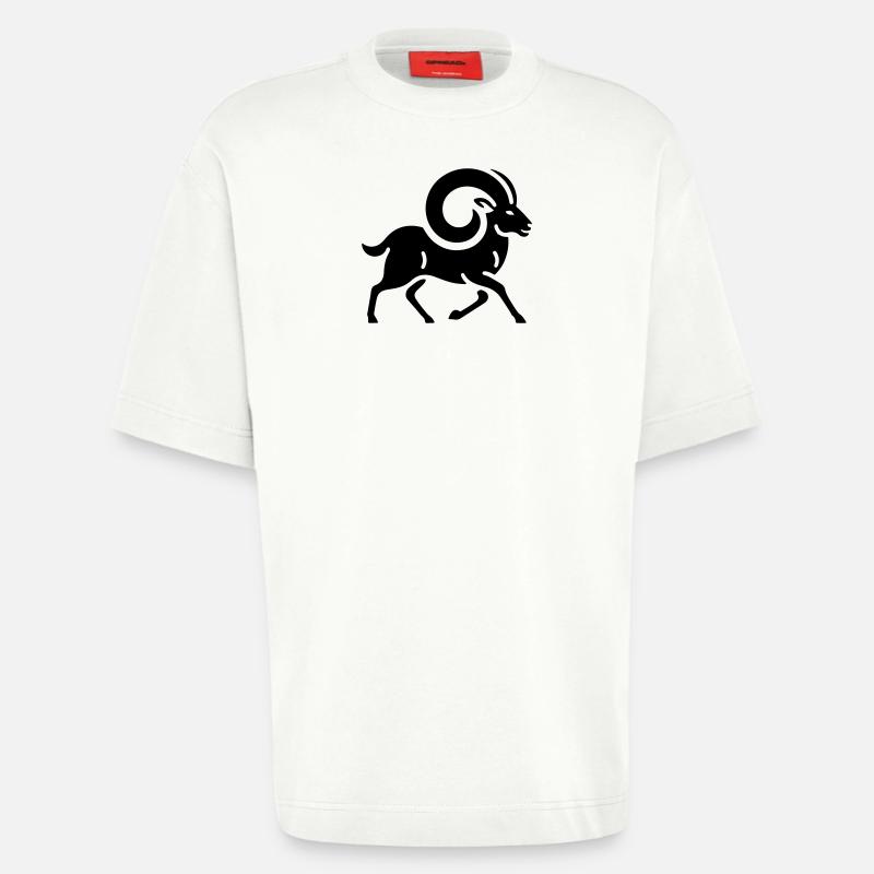 Widder 3 - Heavyweight T-Shirt - made by SPREAD  - OFF WHITE