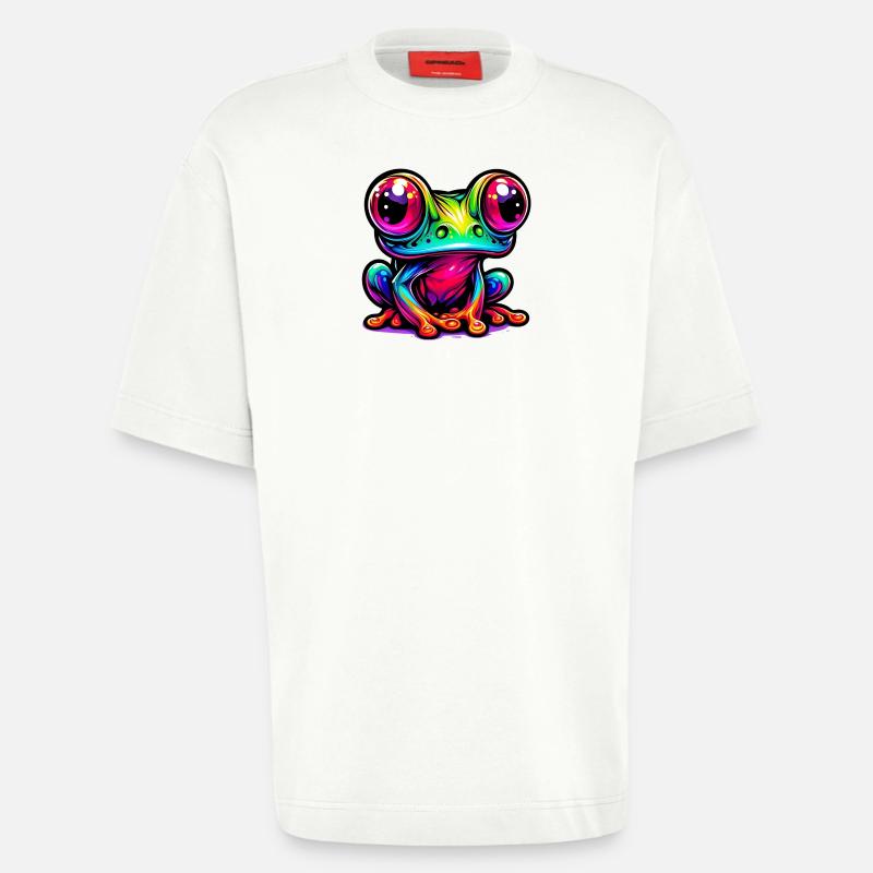 Frosch - Heavyweight T-Shirt - made by SPREAD  - OFF WHITE
