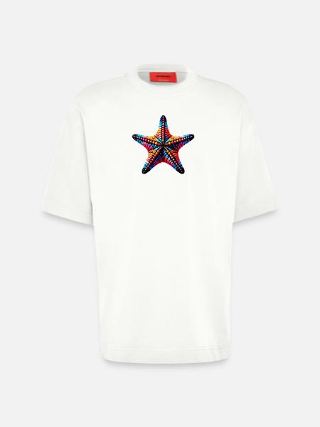 Starfish - Heavyweight T-Shirt - made by SPREAD - OFF WHITE
