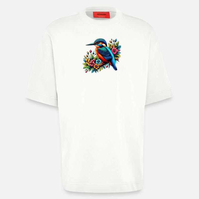 Eisvogel - Heavyweight T-Shirt - made by SPREAD  - OFF WHITE