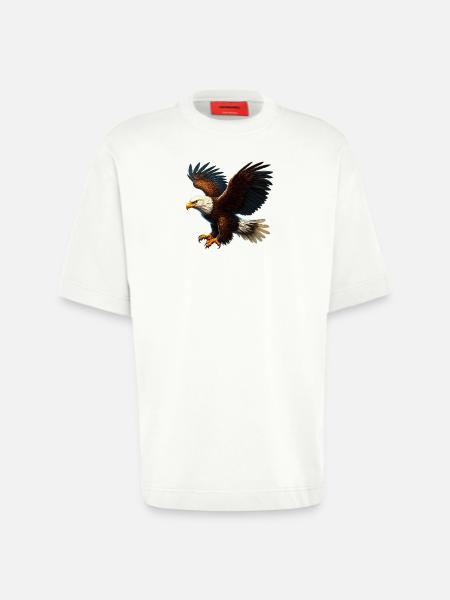 Eagle - Heavyweight T-Shirt - made by SPREAD - OFF WHITE