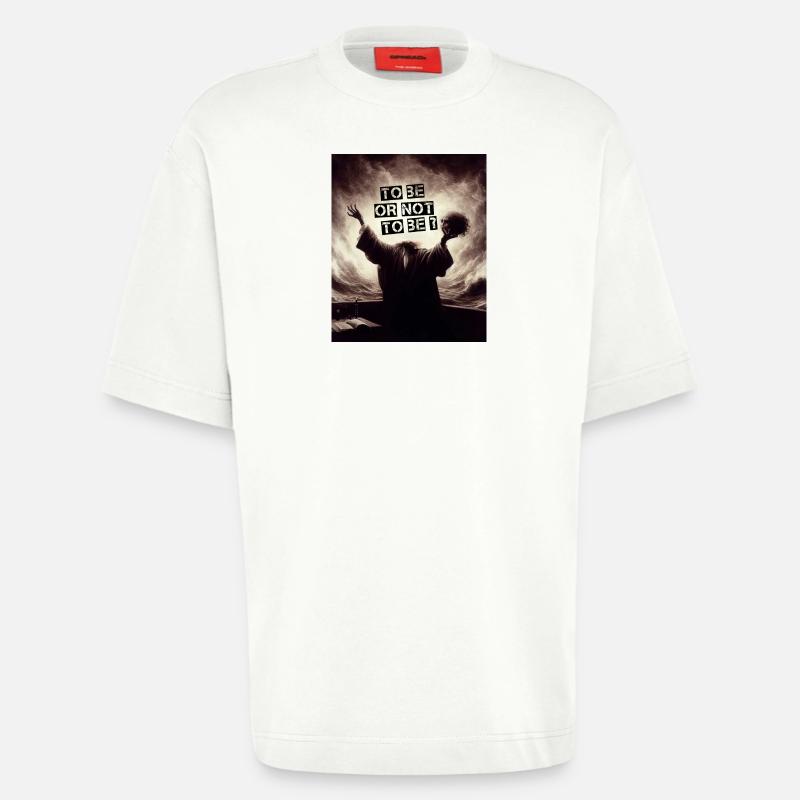Sein oder nicht sein? - Heavyweight T-Shirt - made by SPREAD  - OFF WHITE