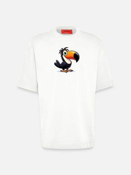 Toucan - Heavyweight T-Shirt - made by SPREAD - OFF WHITE