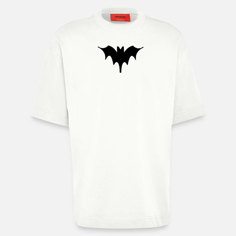 Fledermaus Halloween Kunst 3 - Heavyweight T-Shirt - made by SPREAD - OFF WHITE