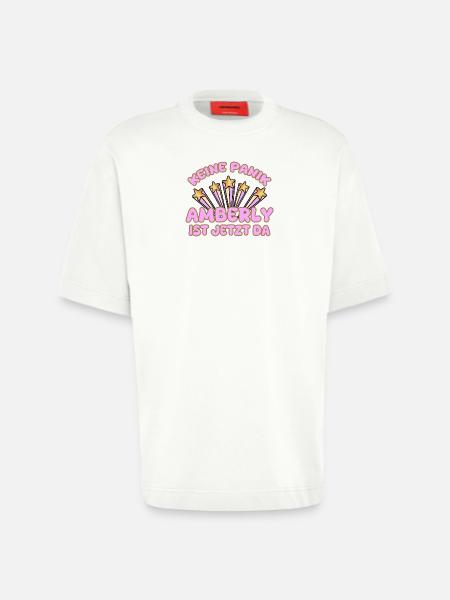 Amberly as a woman's name - Heavyweight T-Shirt - made by SPREAD  - OFF WHITE