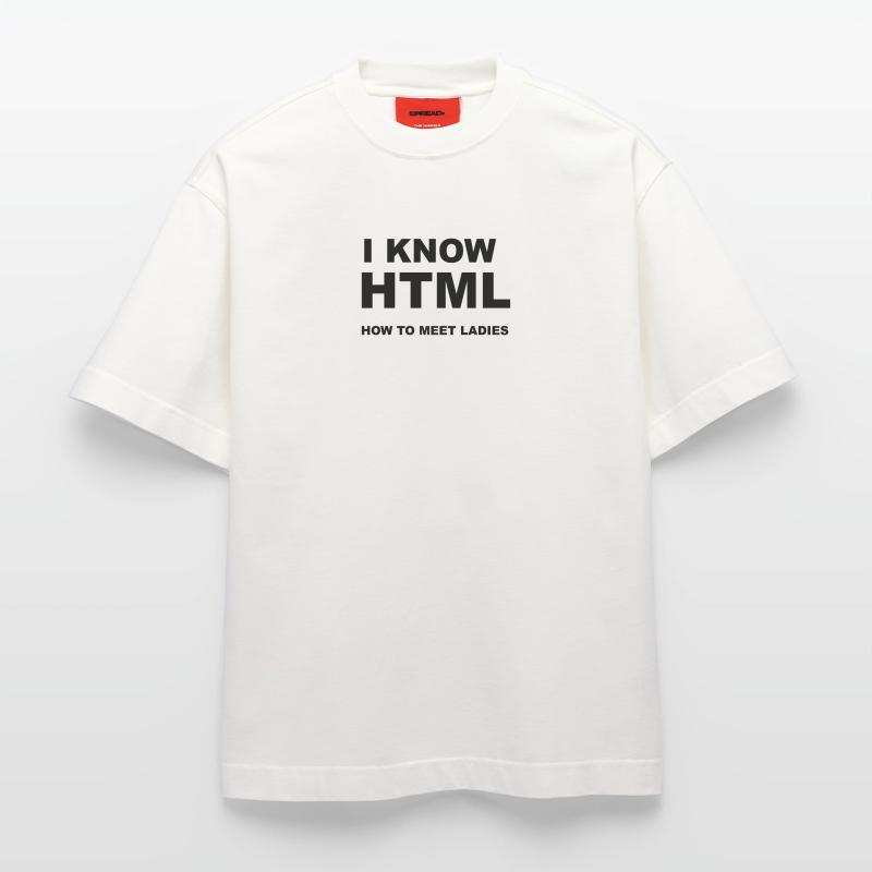 Single & Debugging – Funny Nerd Dating Shirt Heavyweight T-Shirt - made by SPREAD 