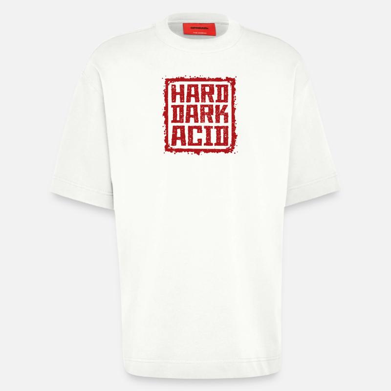 Harte dunkle Säure - Heavyweight T-Shirt - made by SPREAD  - OFF WHITE