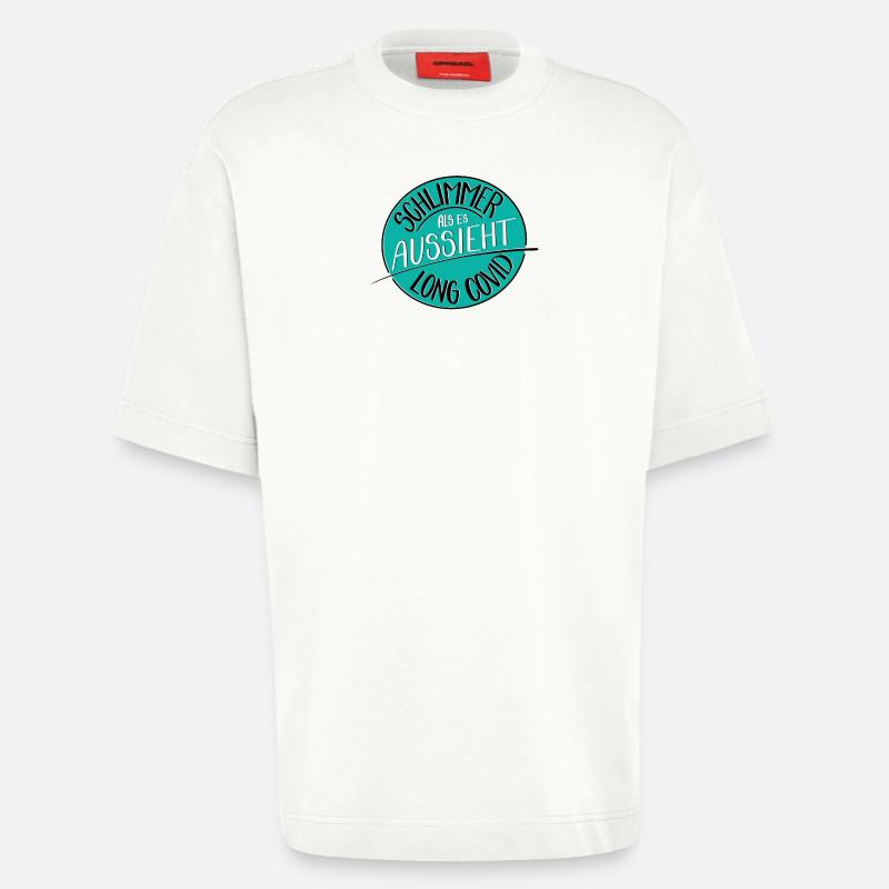 Schlimmer als es aussieht, Long Covid - Heavyweight T-Shirt - made by SPREAD  - OFF WHITE