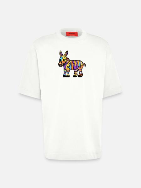 Donkey Halloween Zombie - Heavyweight T-Shirt - made by SPREAD  - OFF WHITE