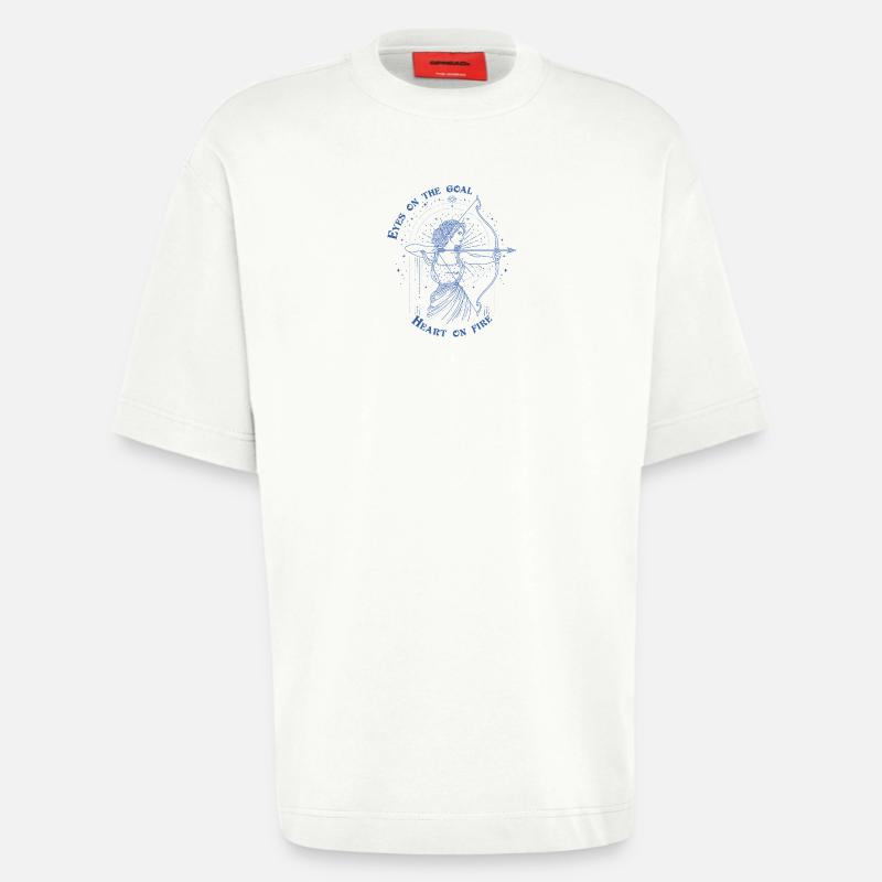 Schütze Sternzeichen Bogenschütze Sternzeichen Geschenk - Heavyweight T-Shirt - made by SPREAD - OFF WHITE