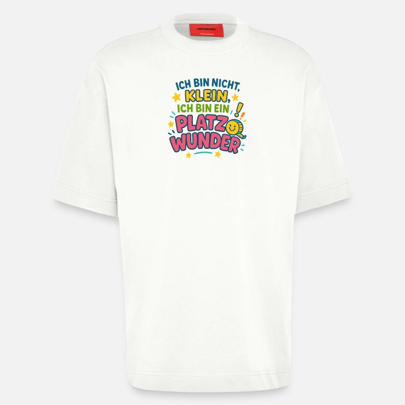 Ich bin ein Platzwunder Spruch - Heavyweight T-Shirt - made by SPREAD  - OFF WHITE