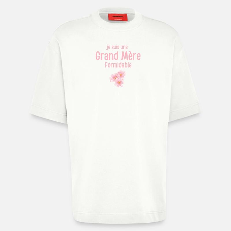 Ich bin eine Urgroßmutter - Heavyweight T-Shirt - made by SPREAD  - OFF WHITE