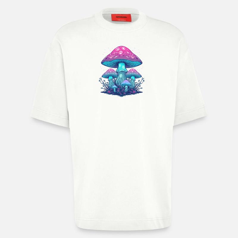 Ätherische Neonpilze - Heavyweight T-Shirt - made by SPREAD  - OFF WHITE