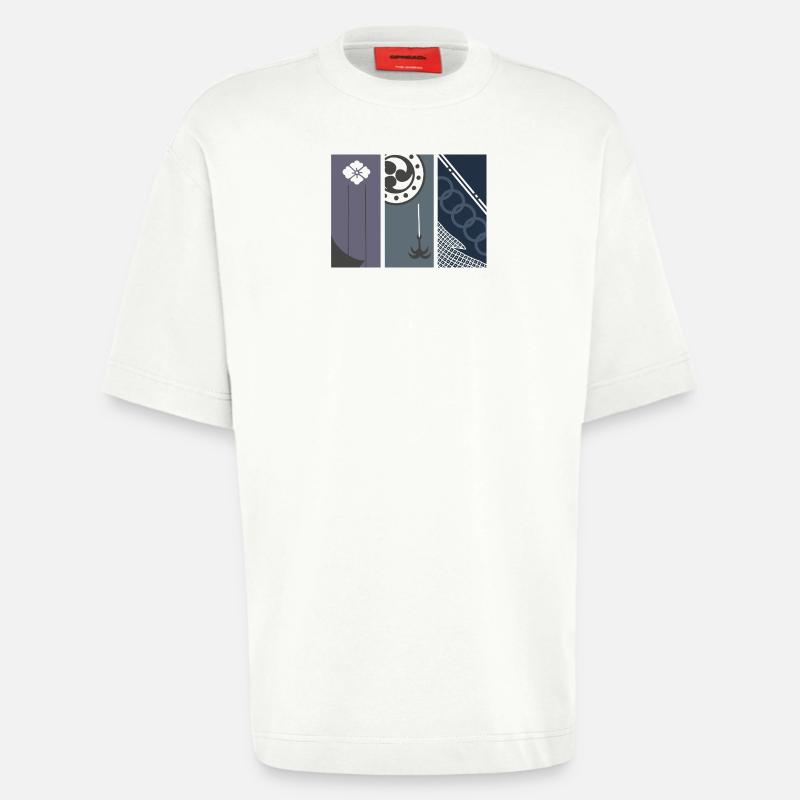 Echos von Edo – Moderne japanische Kunst - Heavyweight T-Shirt - made by SPREAD - OFF WHITE