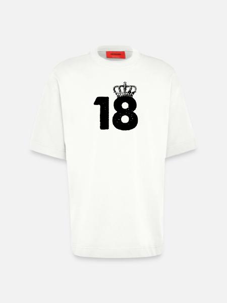 18 Crowns - Heavyweight T-Shirt - made by SPREAD - OFF WHITE