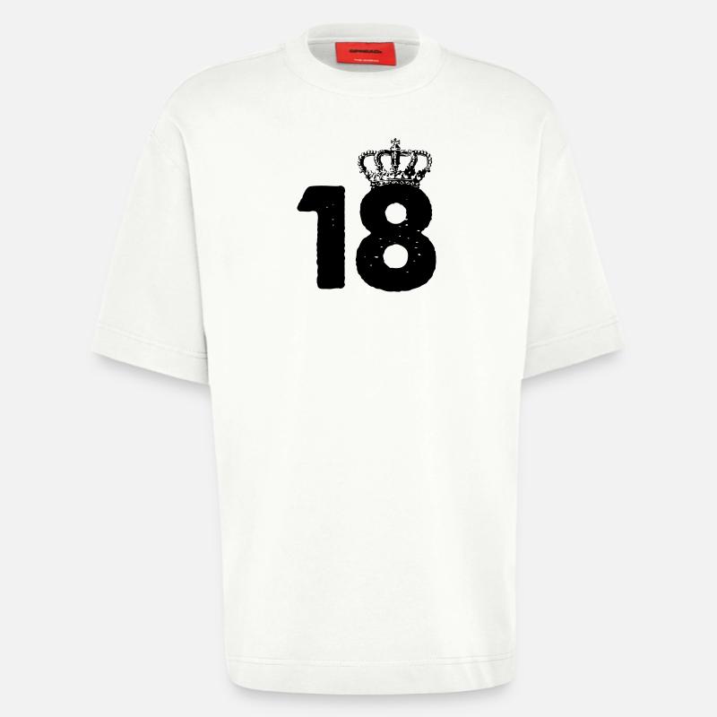 18 Krone - Heavyweight T-Shirt - made by SPREAD  - OFF WHITE
