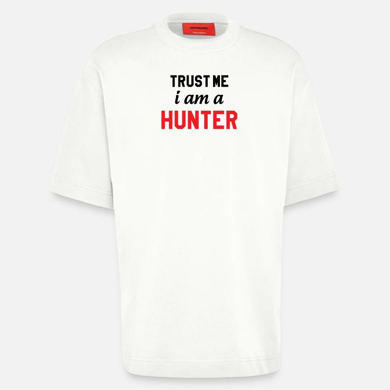Glaub mir, ich bin ein Jäger - Heavyweight T-Shirt - made by SPREAD - OFF WHITE