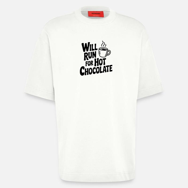 Will Will Hot Chocolate holen - Heavyweight T-Shirt - made by SPREAD  - OFF WHITE