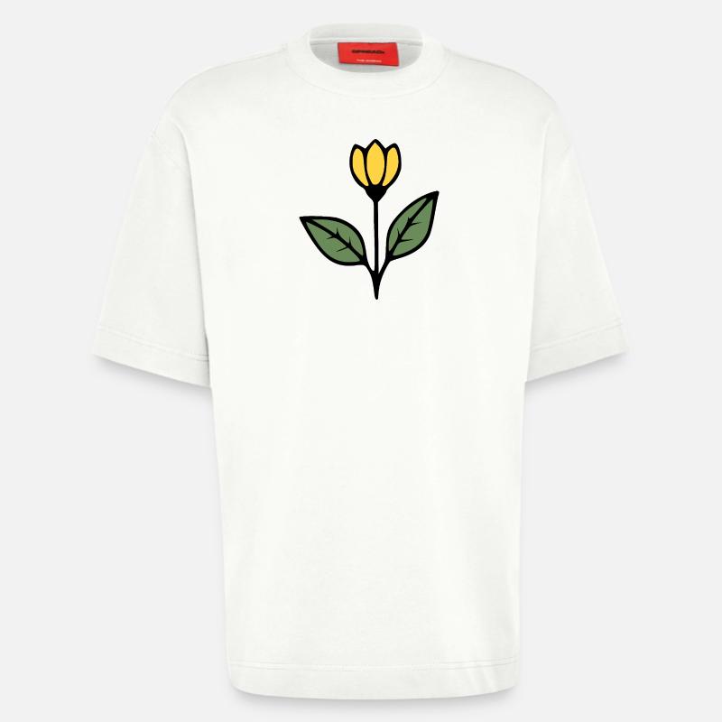  Blume Tulpe Blumen Blüte Geschenkidee Mutter  - Heavyweight T-Shirt - made by SPREAD  - OFF WHITE
