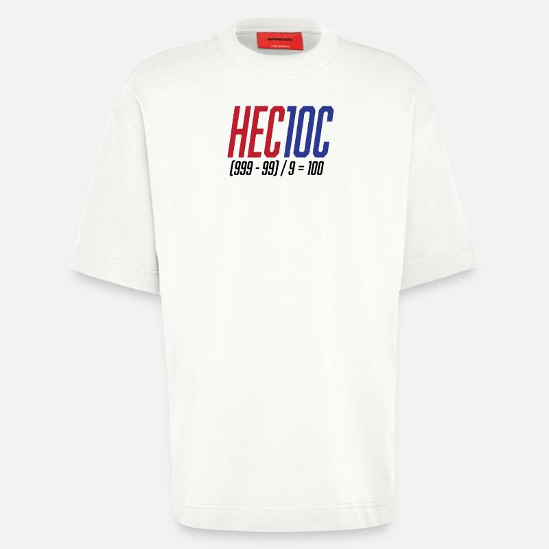 Hectoc Mental Arithmetic Game, Math - Heavyweight T-Shirt - made by SPREAD  - OFF WHITE
