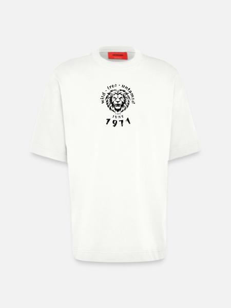 Wild, free & untamed since 06/1971 - Heavyweight T-Shirt - made by SPREAD  - OFF WHITE