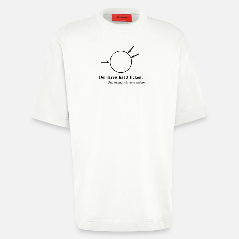 Drei Ecken - Heavyweight T-Shirt - made by SPREAD  - OFF WHITE
