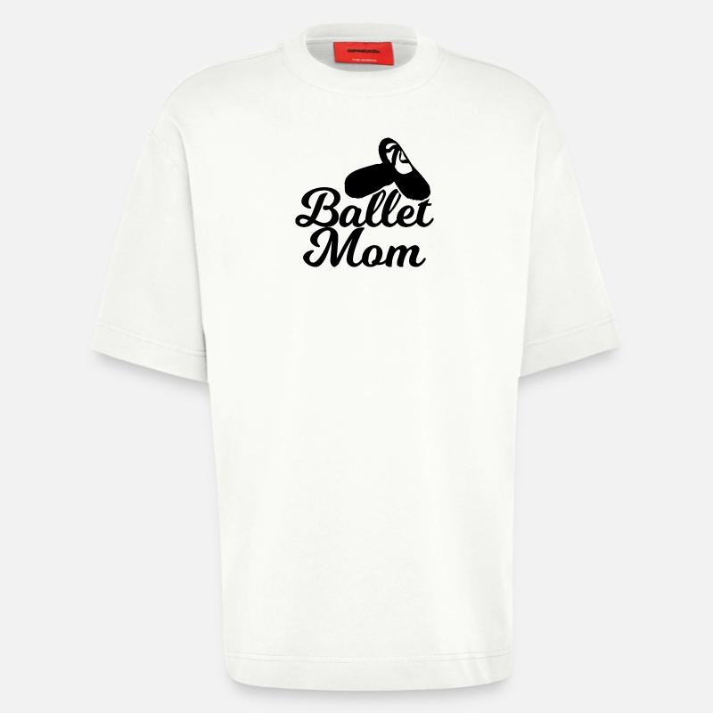 Ballet Mama - T-shirt bio épais oversize fabriqué en UE - OFF WHITE