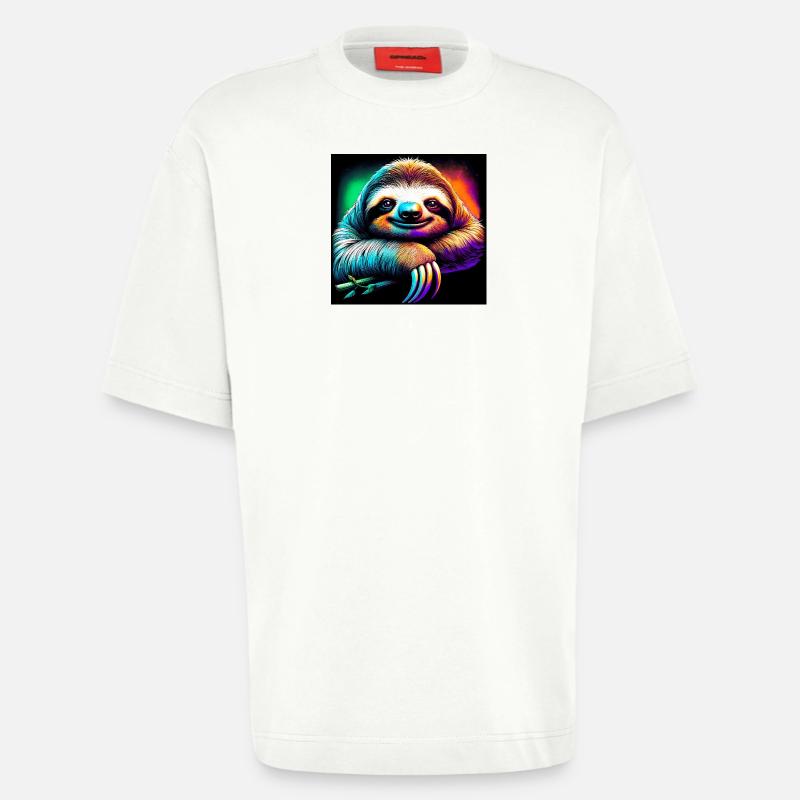 Faultier - Heavyweight T-Shirt - made by SPREAD - OFF WHITE