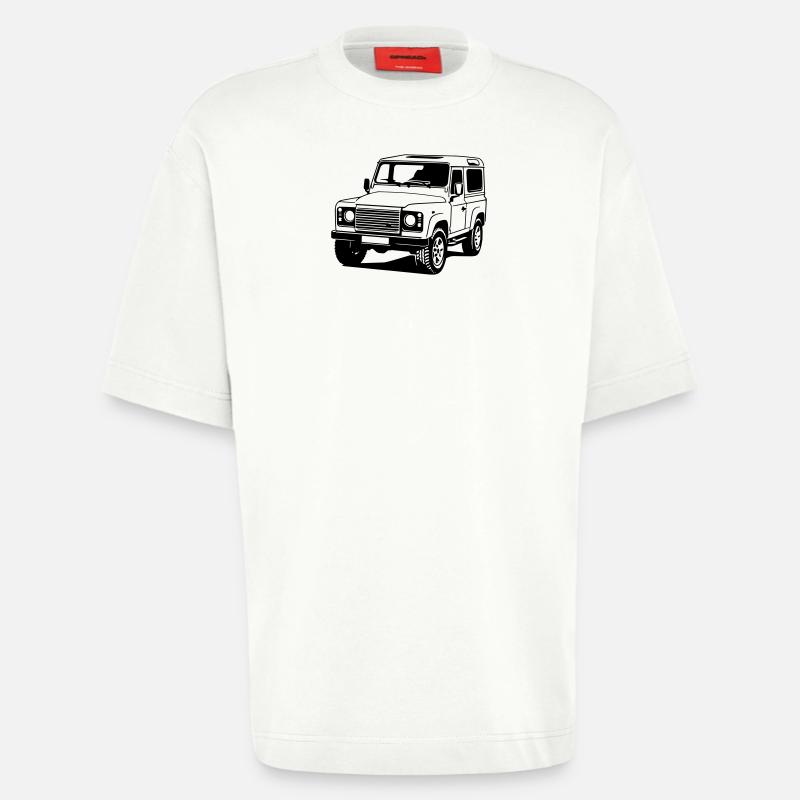 Defender - Heavyweight T-Shirt - made by SPREAD  - OFF WHITE