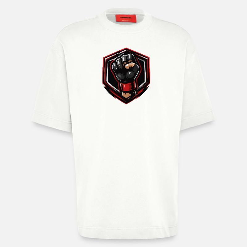 Faust Wappen Emblem - Heavyweight T-Shirt - made by SPREAD - OFF WHITE