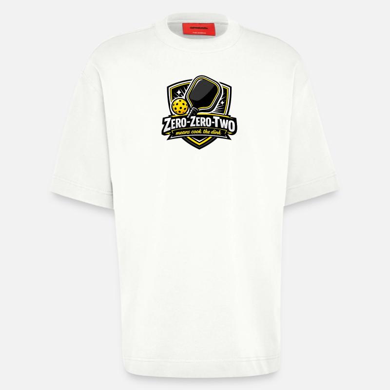 Zero-Zero-Two Pingpong Sieg Design - Heavyweight T-Shirt - made by SPREAD - OFF WHITE