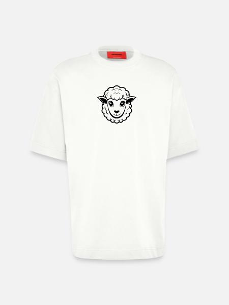 Cute sheep face - Heavyweight T-Shirt - made by SPREAD - OFF WHITE