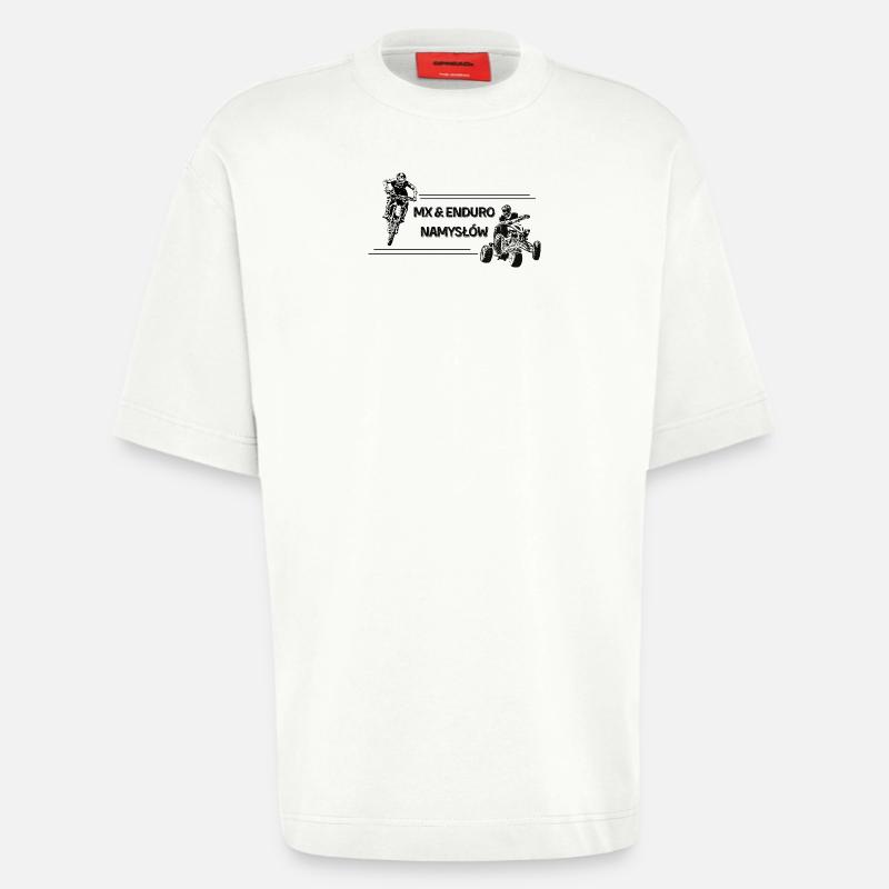 EnduroNamysłów MX&EnduroNamysłów Kollektion - Heavyweight T-Shirt - made by SPREAD  - OFF WHITE