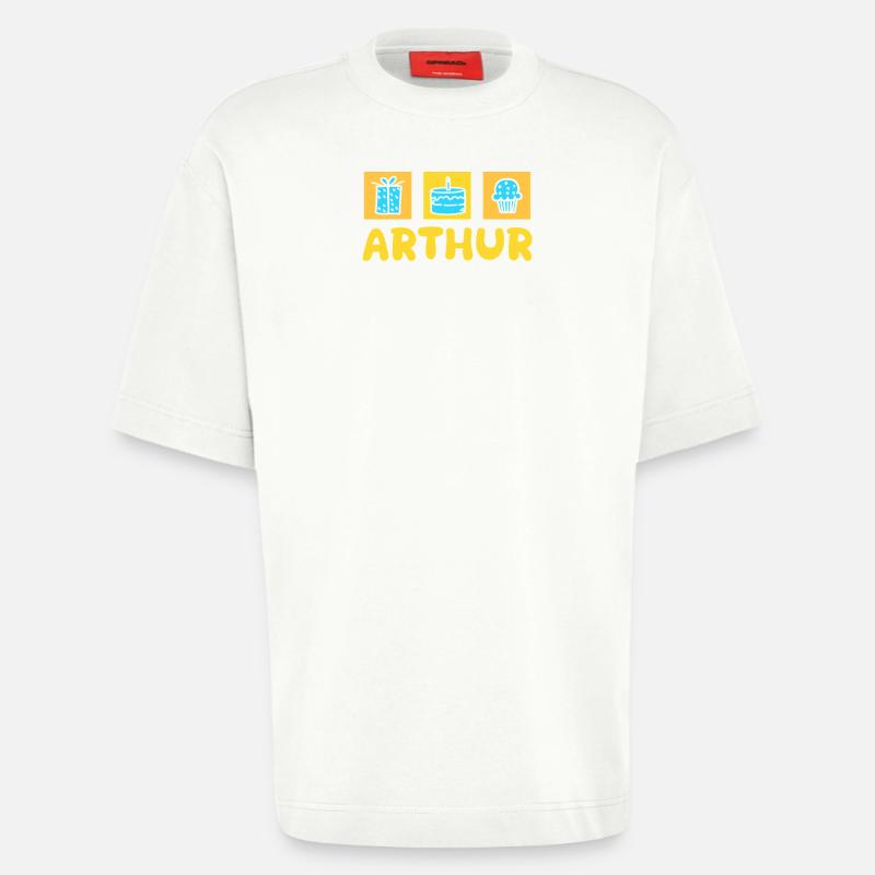 Arthur as a gift - Heavyweight T-Shirt - made by SPREAD  - OFF WHITE