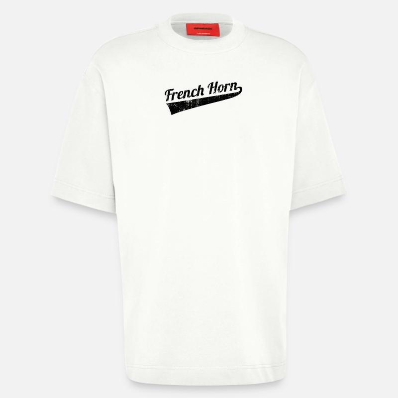 Bugle - Heavyweight T-Shirt - made by SPREAD  - OFF WHITE