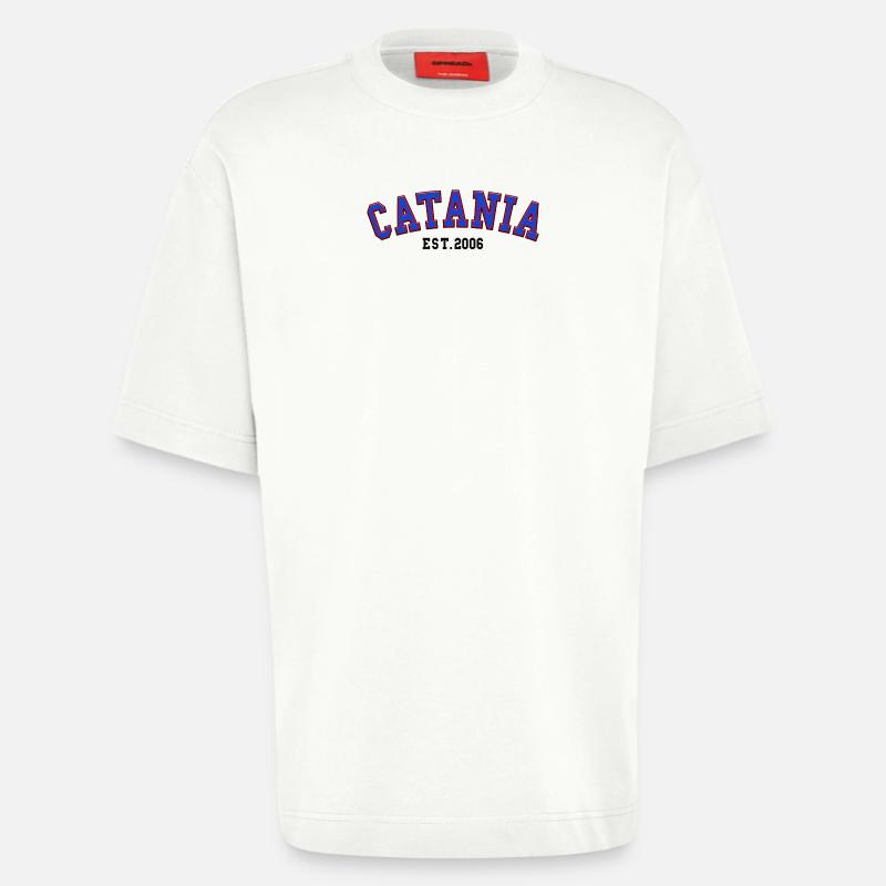 Catania Est. 2006 - Heavyweight T-Shirt - made by SPREAD - OFF WHITE