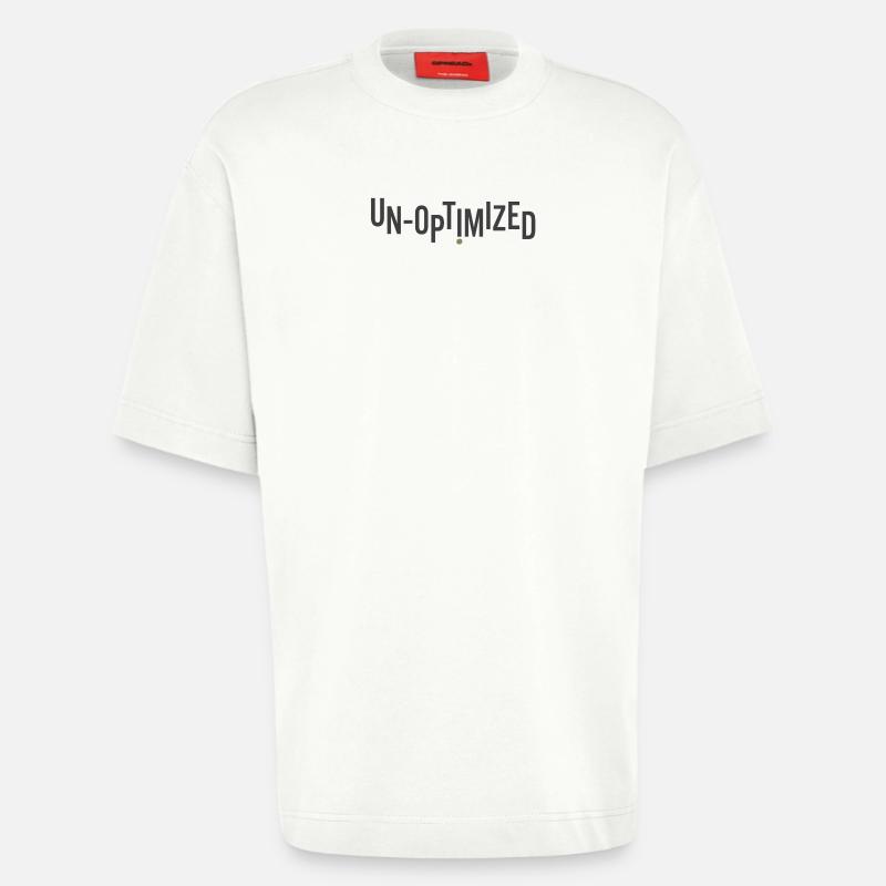 Unoptimized - Heavyweight T-Shirt - made by SPREAD - OFF WHITE