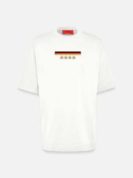 Deutschland - Heavyweight T-Shirt - made by SPREAD - OFF WHITE