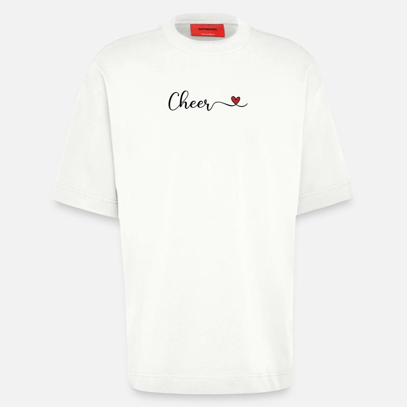 Acclamer - T-shirt bio épais oversize fabriqué en UE - OFF WHITE