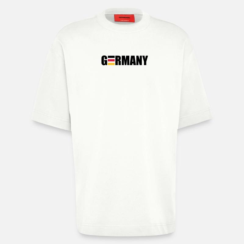 Germany - Heavyweight T-Shirt - made by SPREAD  - OFF WHITE