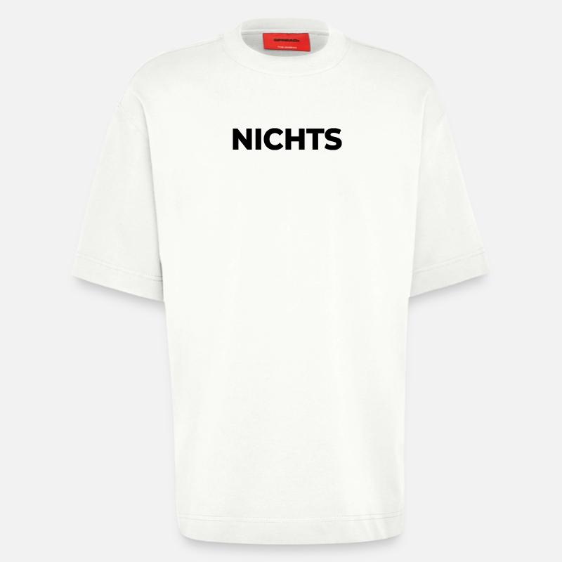Nichts - einfach nix | Garnichts | Geschenk - Heavyweight T-Shirt - made by SPREAD  - OFF WHITE