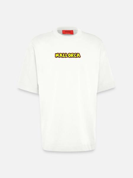 Mallorca Schriftzug - Heavyweight T-Shirt - made by SPREAD  - OFF WHITE